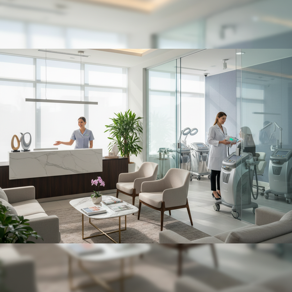 Realistische foto passend bij Medi-Invest specialist laser apparaten voor esthetische behandelingen 